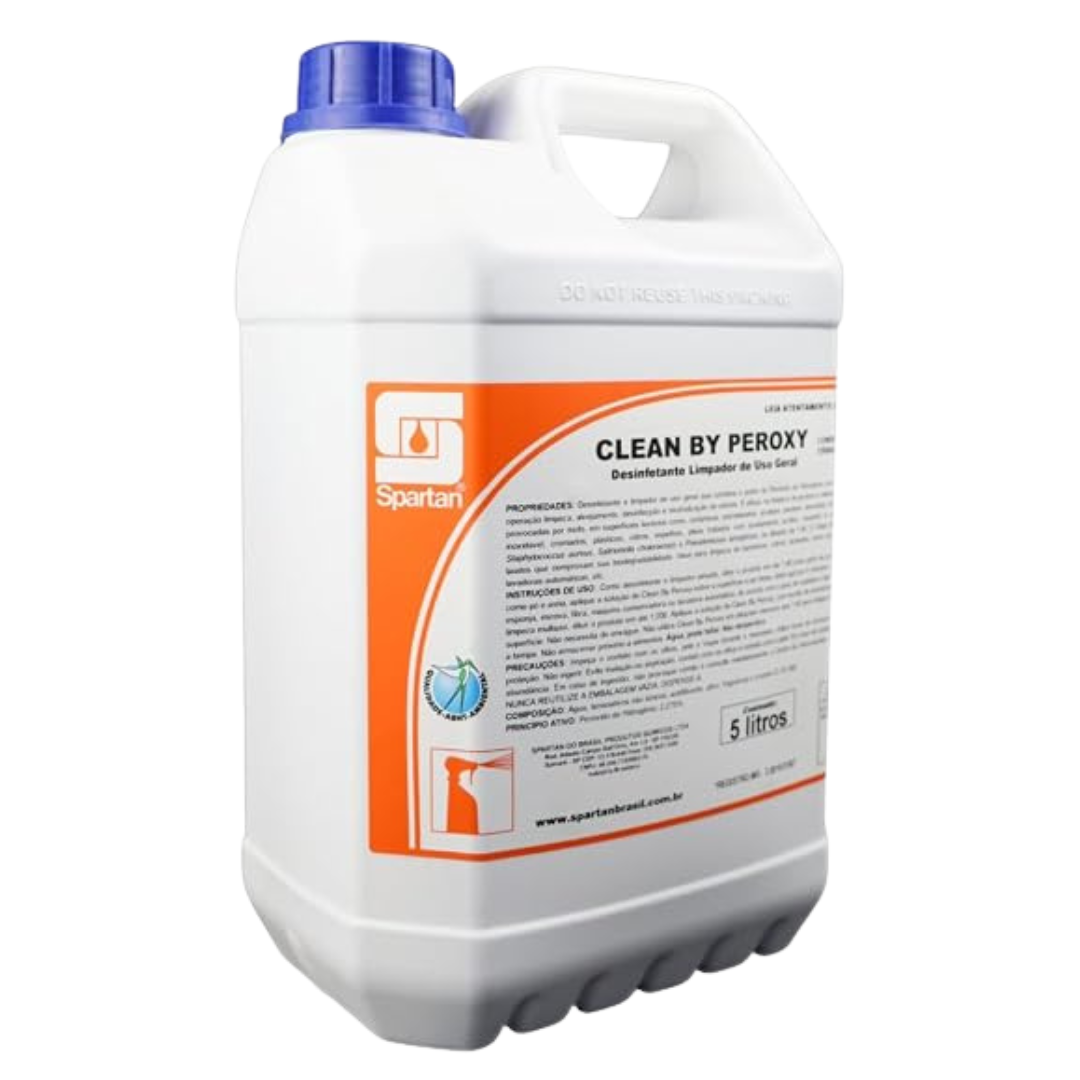 CLEAN BY PEROXY DESINFETANTE LIMPADOR DE USO GERAL 5L SPARTAN